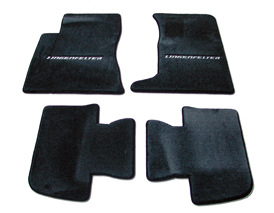 LLoyds Lingenfelter Silver Logo Black Floor Mats Camaro 2010-2013 - lingenfelter.com